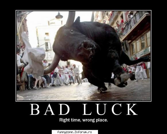 bad luck