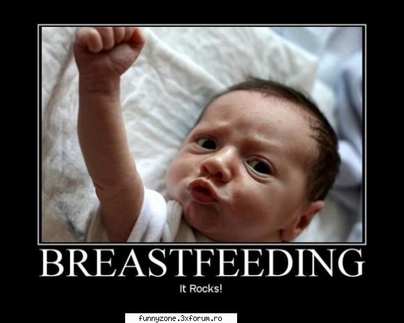 Breastfeeding - WarMan - Funny Kids Pictures