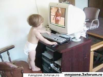Copilul si calculatorul.... - RRicOO - Funny Kids Pictures