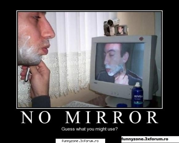 no mirror